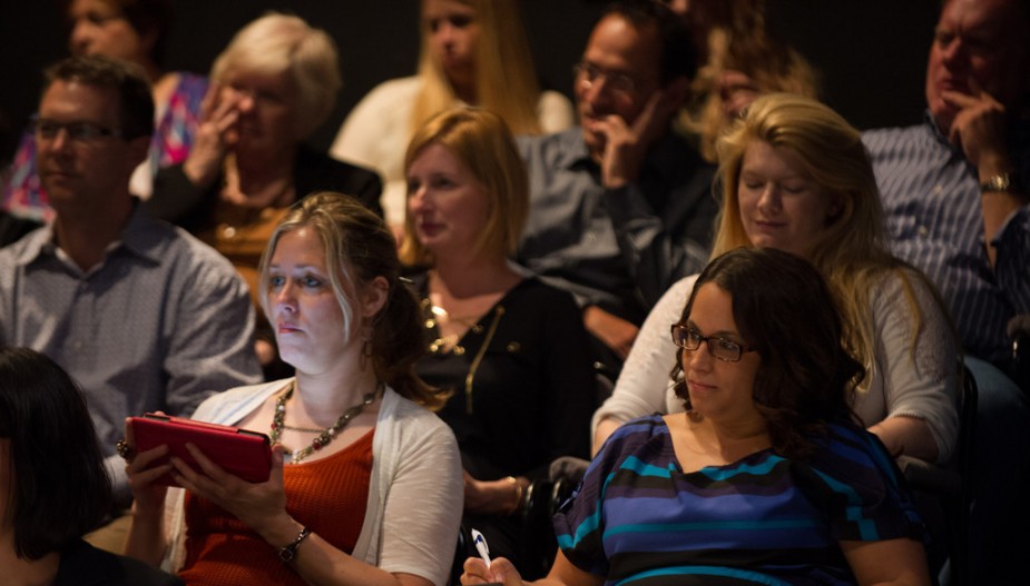 Audience members