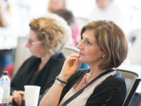 Students listening in class