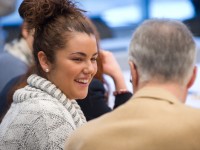 Two students in class